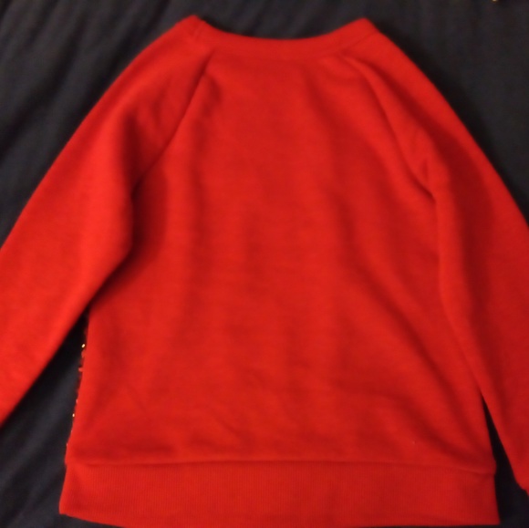 Girls Sequins Spots XS (4/5) Red Sweater - Picture 8 of 8